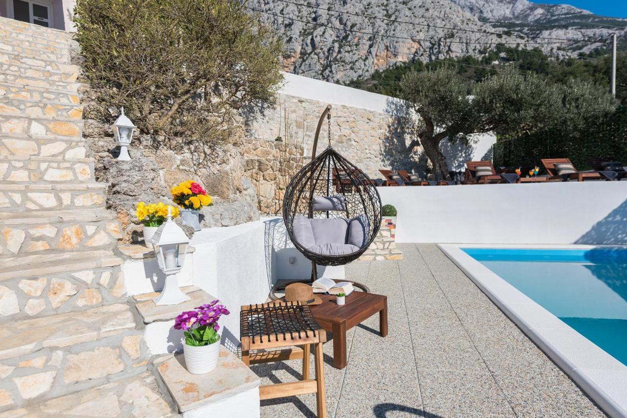 Villa Petra Apartment With Private Pool Макарска Экстерьер фото