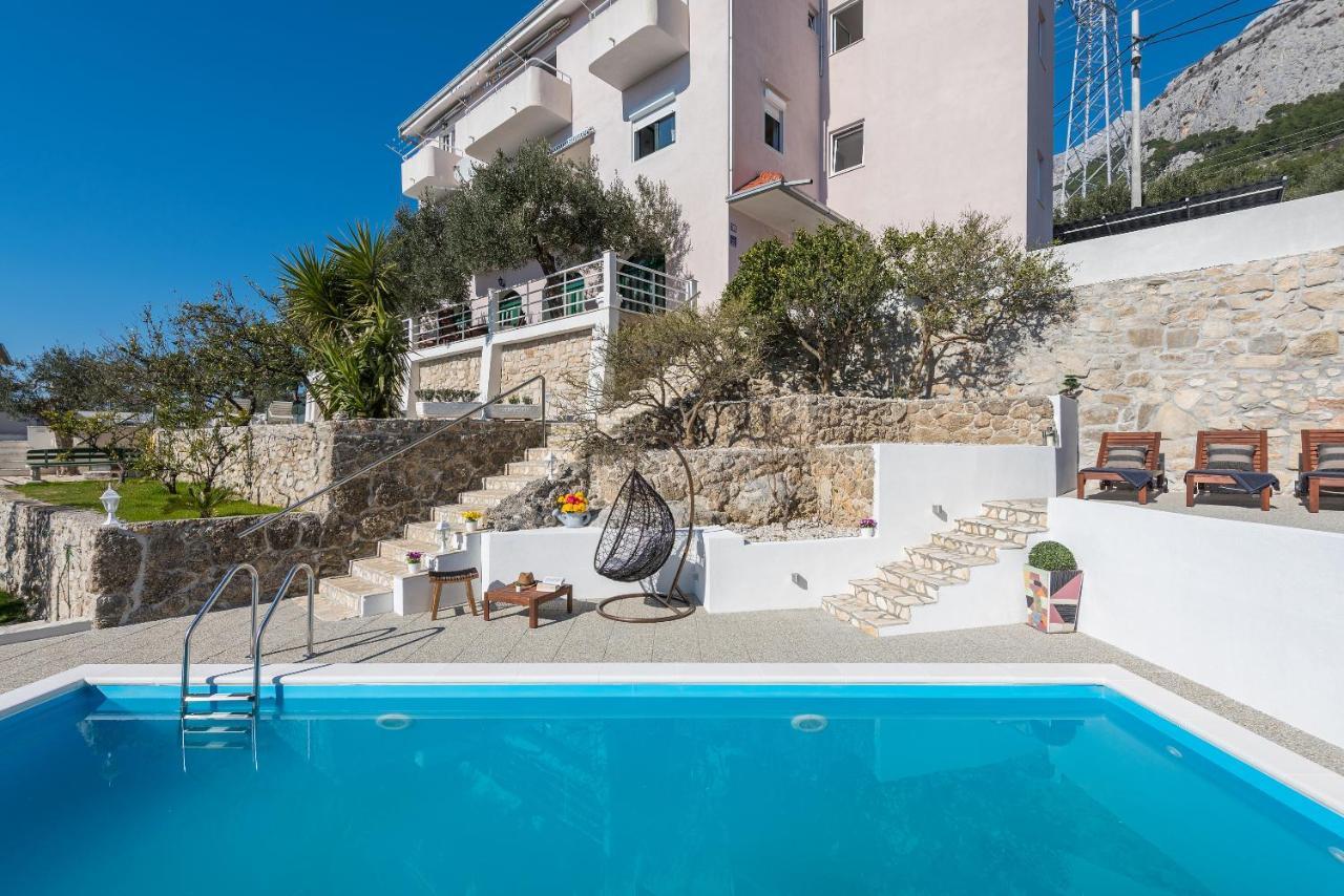 Villa Petra Apartment With Private Pool Макарска Экстерьер фото
